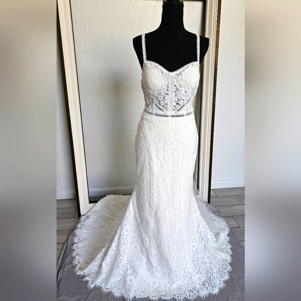 Boho Lace Wedding Gown - Private Label